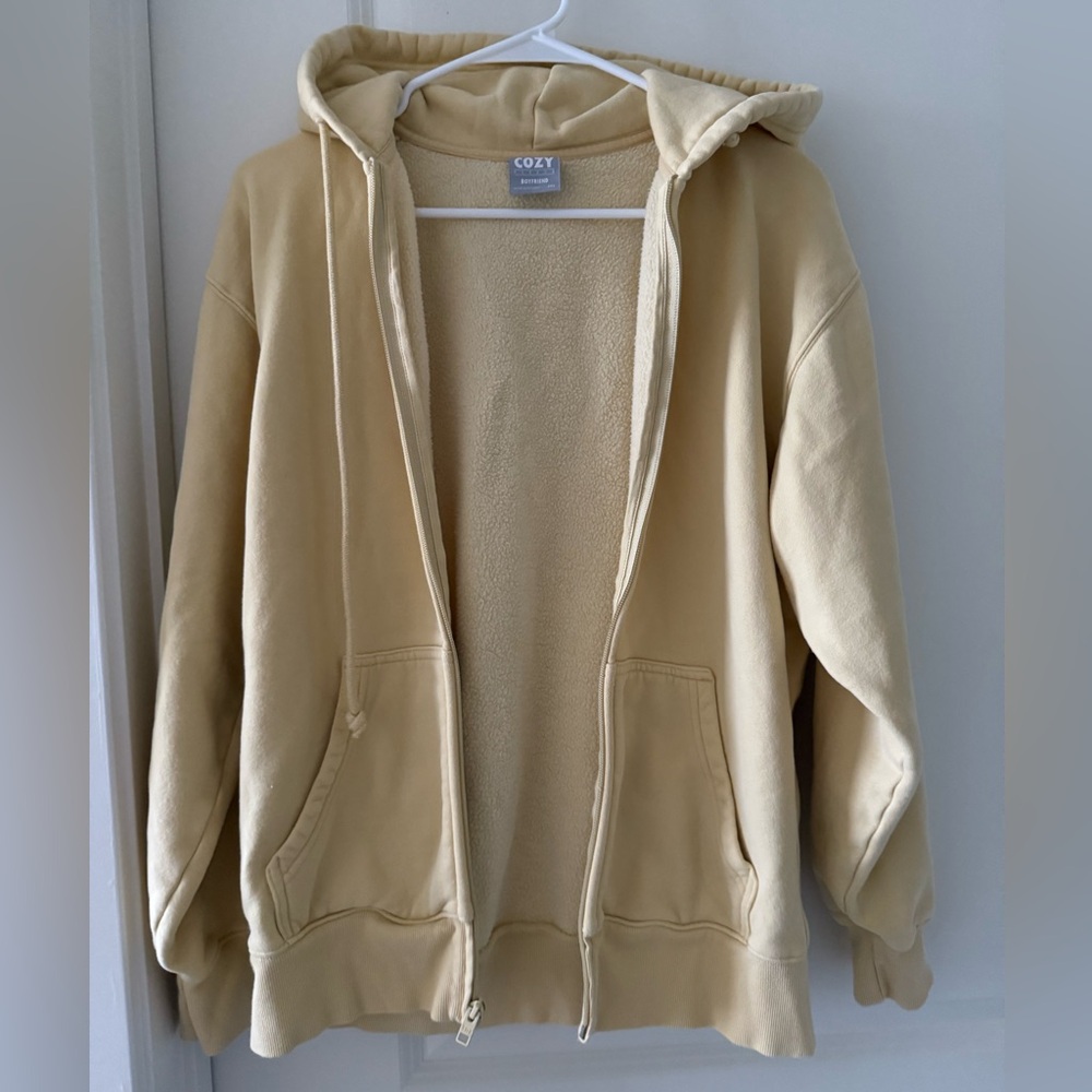 Tna cozy boyfriend zip hoodie